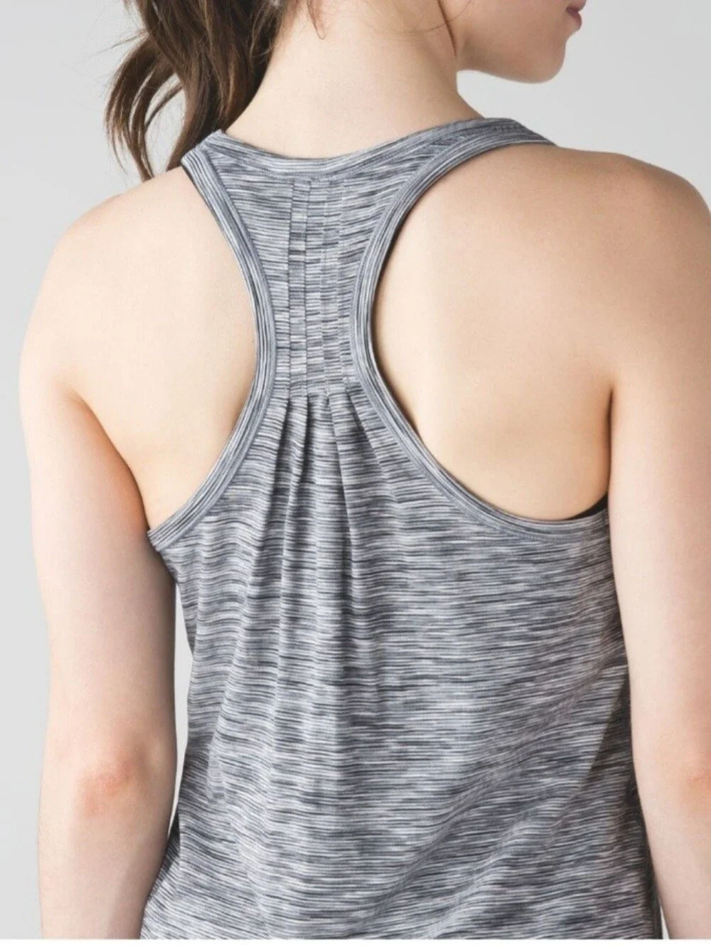 Lululemon Yogi Everyday Tank🖤🩶 Space Dye White Black